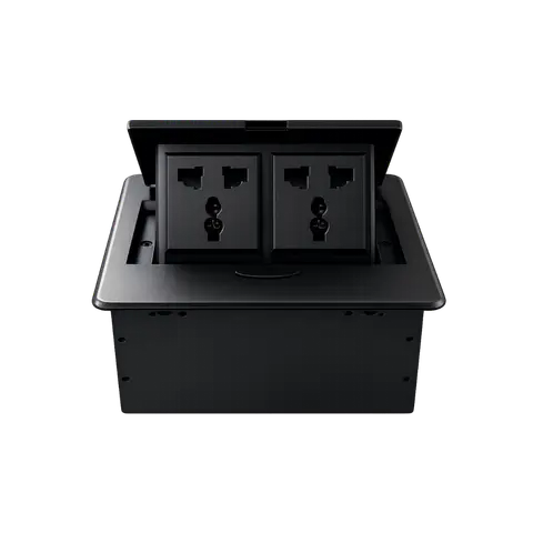 Round Pop-Up Power Box with Power Socket and RJ45 product image
