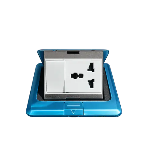 Round-Button Pop-Up Power Box with Power Socket and Switch product image