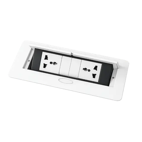 Compact Cable Cubby with Power, USB-A and RJ45 product image