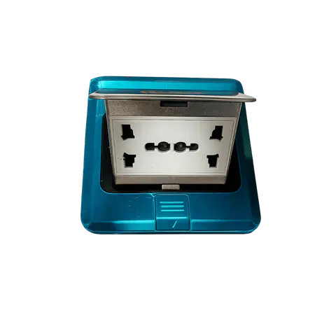 Dual-Socket Pop-Up Power Box — Black product image