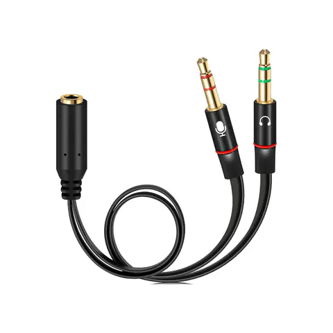 3.5 mm Headset Audio and Microphone Splitter Cable product image