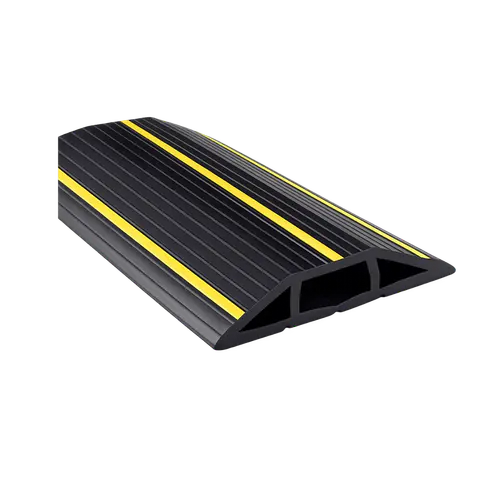 10 m Black-and-Yellow Floor Cable Cover Roll product image