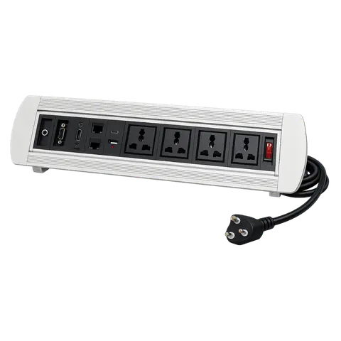 Motorized Conference Table Cable Cubby with Power, USB, AV and Data product image