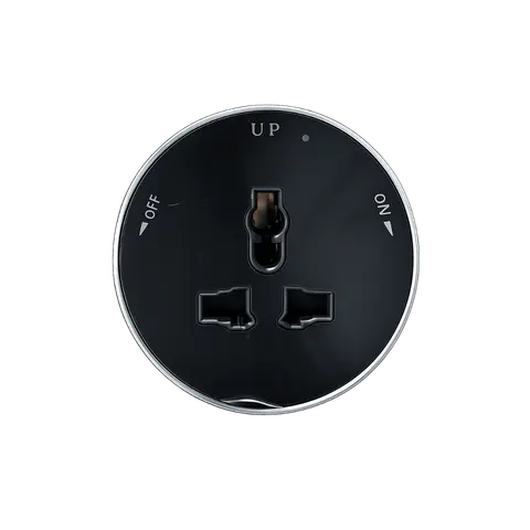 Round Pop-Up Universal Power Socket product image