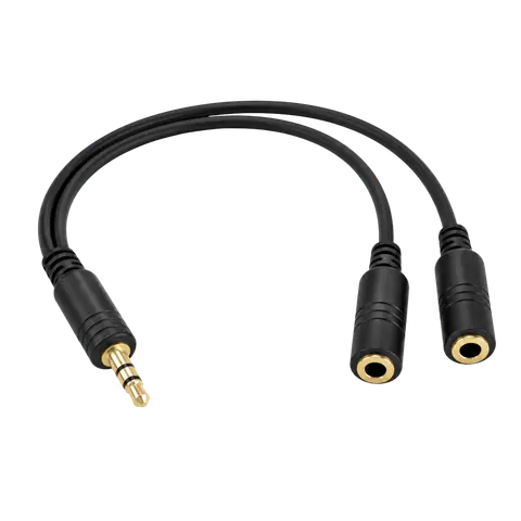 Stereo Y-Splitter 3.5mm M to 2xF product image