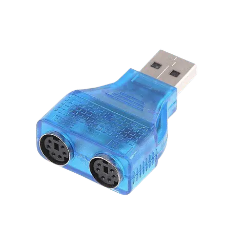 USB to Dual PS/2 Keyboard and Mouse Adapter product image