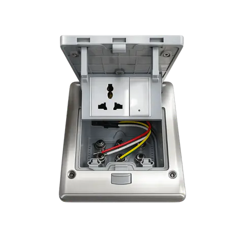IP67 Waterproof Floor Outlet Box with 1 Power Socket and Switch product image