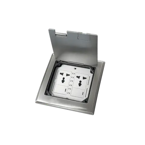 IP67 Waterproof Floor Outlet Box with 2 Power Sockets and 2 Switches product image