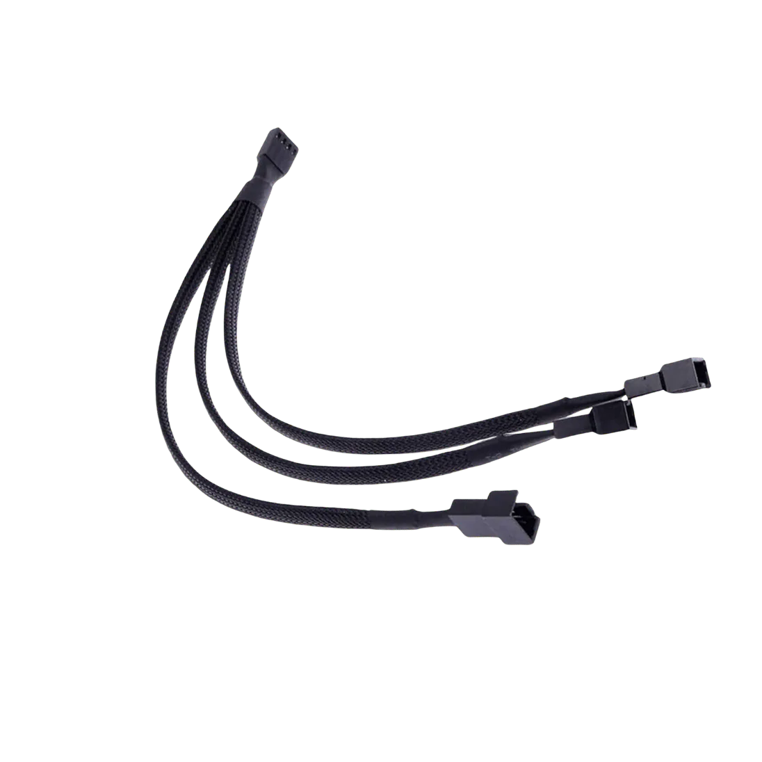 1-to-3 PWM Fan Splitter Cable, 1X 4-PIN PWM INPUT; 3X FAN OUTPUTS; Black; 0.3 M; CBL 009 product image