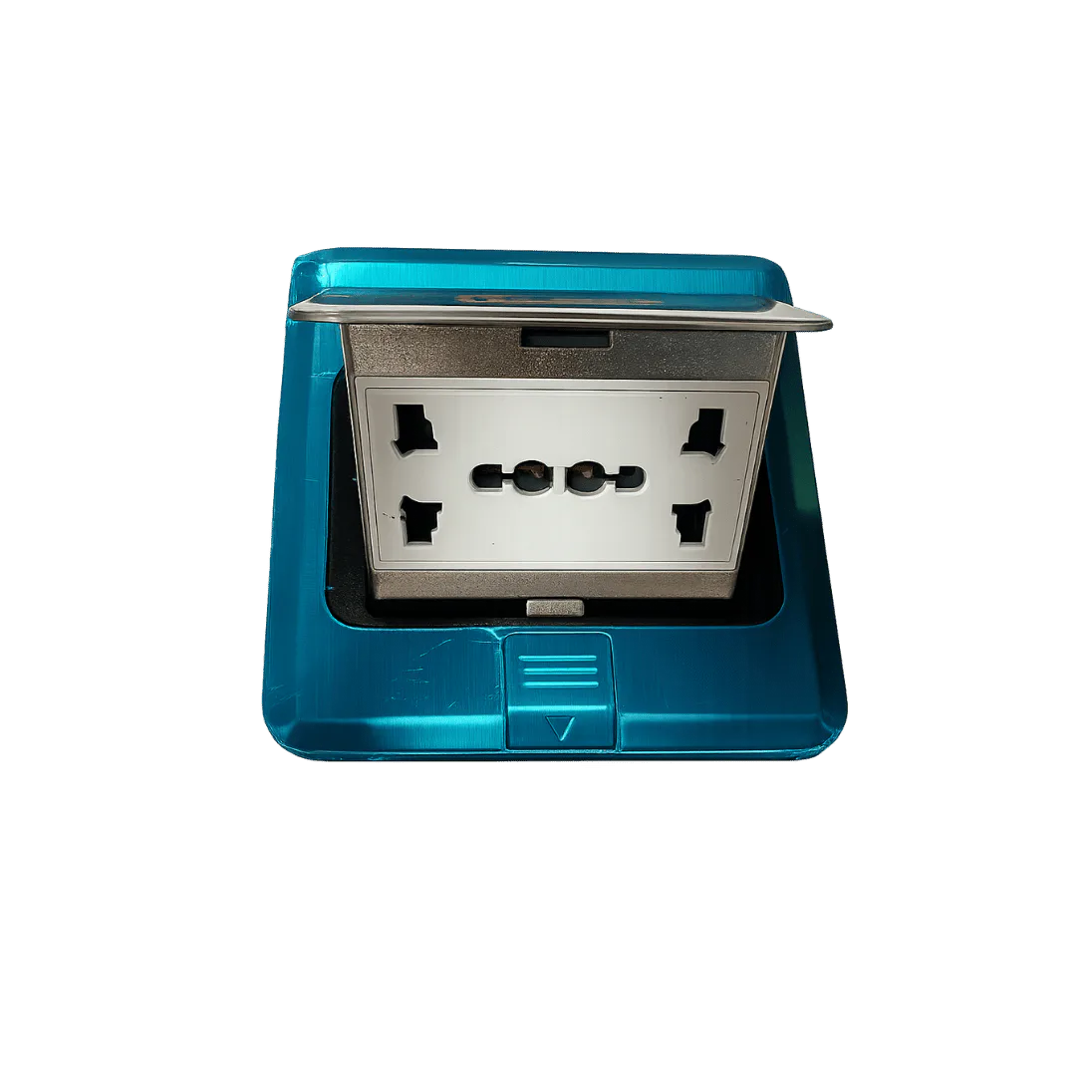 Dual-Socket Pop-Up Power Box — Black, 2 POWER; Black; CCS 008 product image