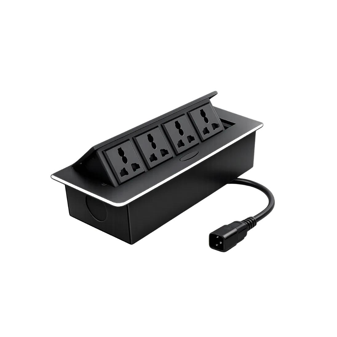 4-Socket Hydraulic Cable Cubby Box, 4 POWER SOCKET; 30 CM; CC 503 product image