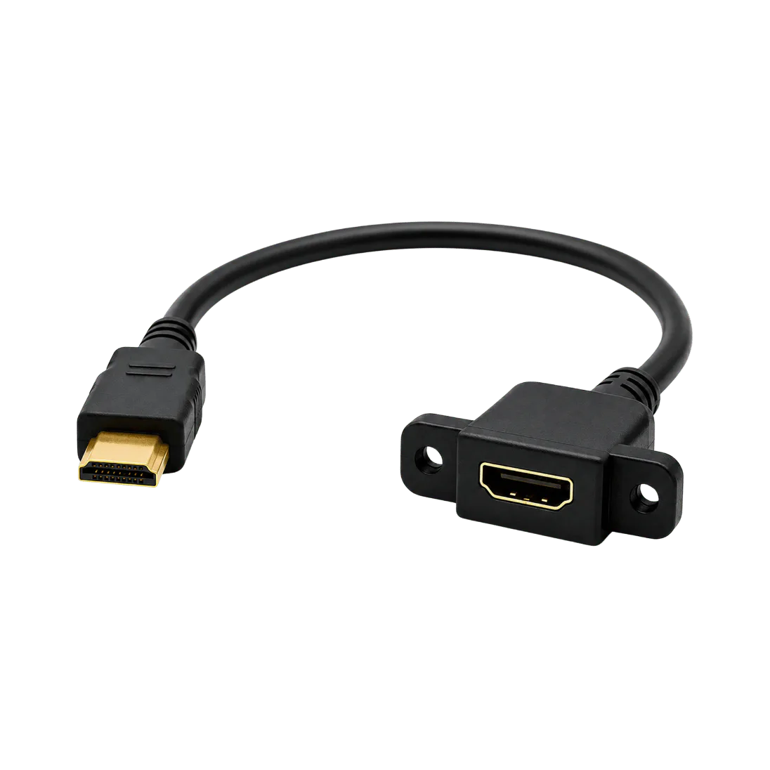 HDMI Male-to-Female Extension Cable, HDMI MALE; HDMI FEMALE; Black; 0.3 M; CBL 001 product image