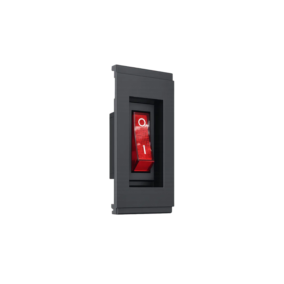 Illuminated On/Off Rocker Switch Module, 1 ON / OFF ROCKER SWITCH; Black; SS 10 product image