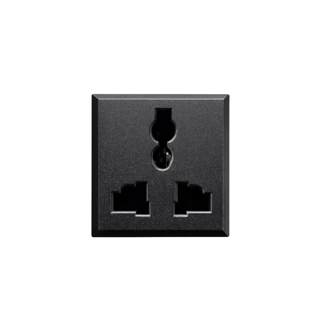 Universal Power Socket Insert Module, 1 UNIVERSAL POWER SOCKET; Black; SS 03 product image