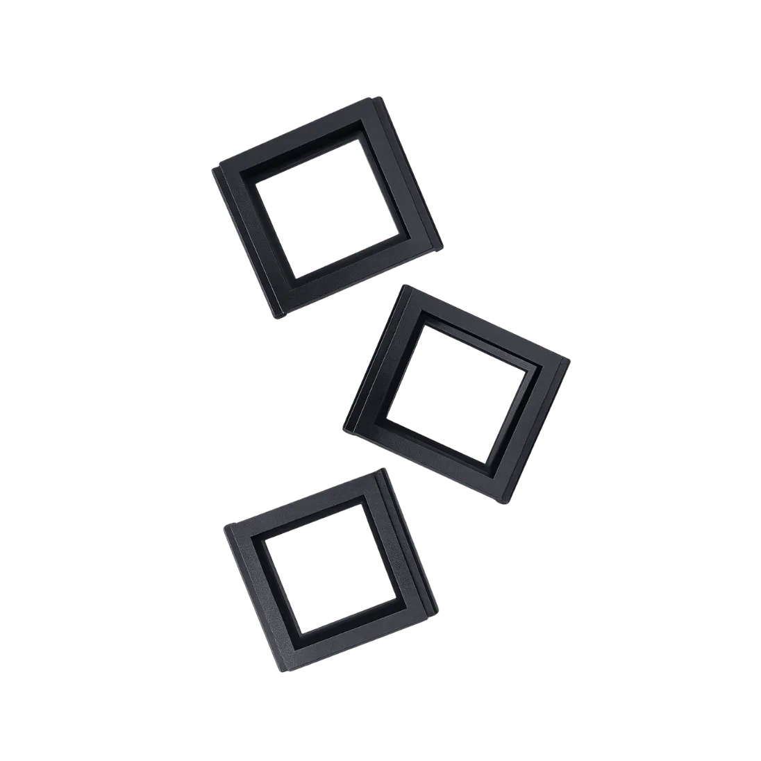 Single-Module Socket Frame, 1 MODULAR SOCKET FRAME; Black; SS 12 product image