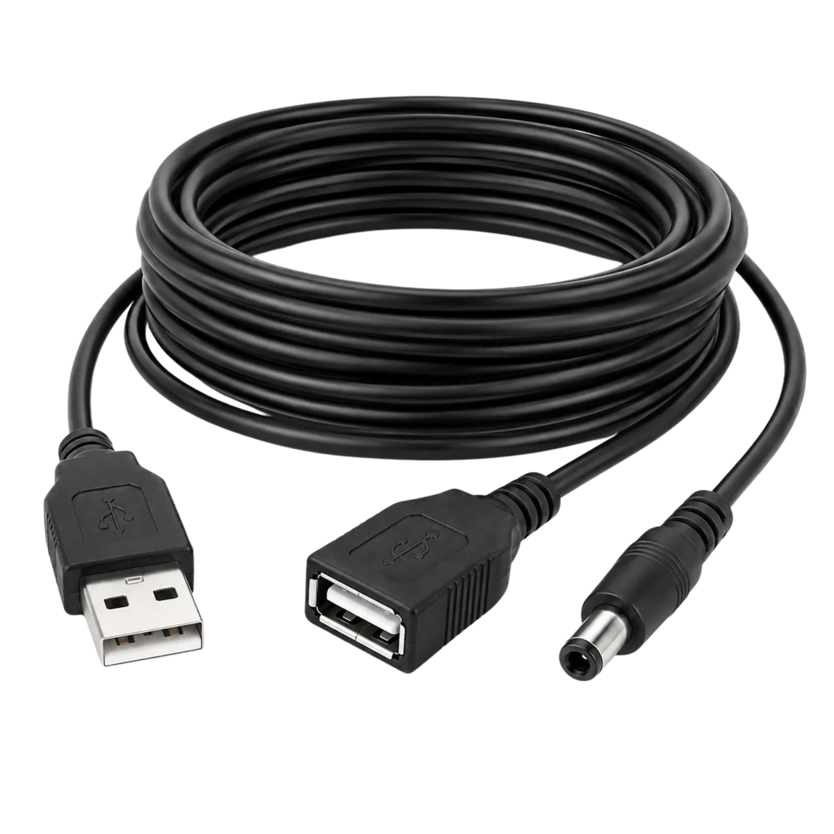 USB Extension Cable With DC Jack product image